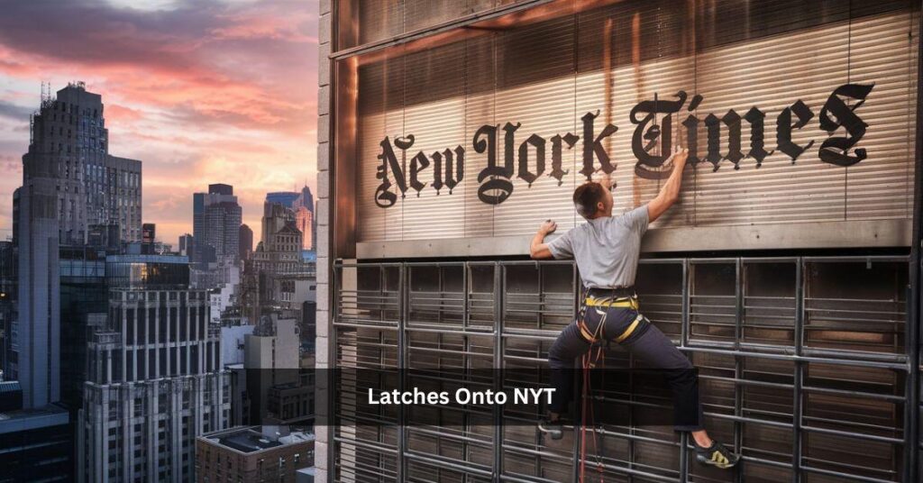 latches onto nyt