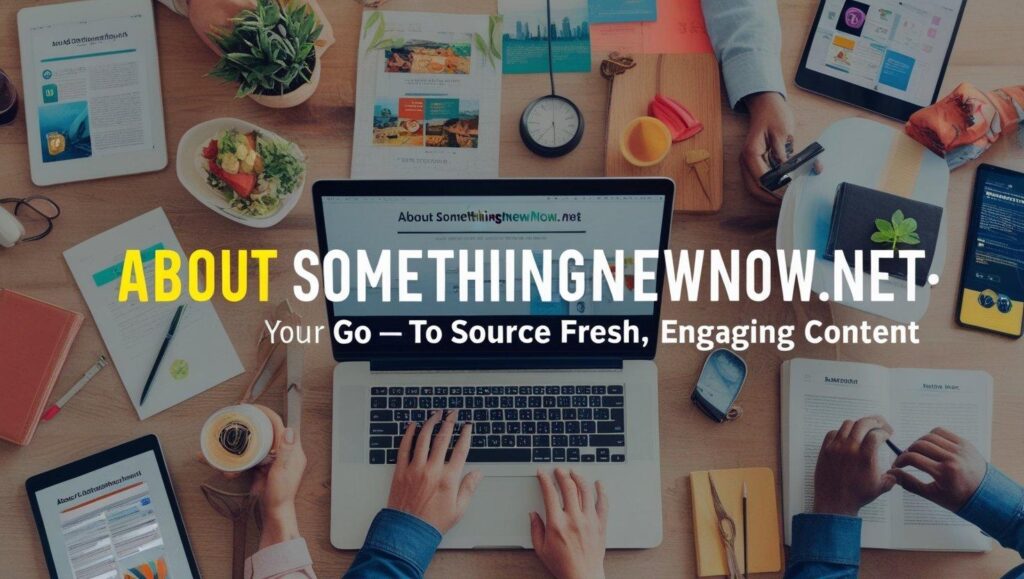 about somethingnewnow.net blog