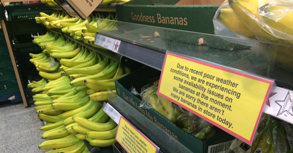 tesco bananas warning